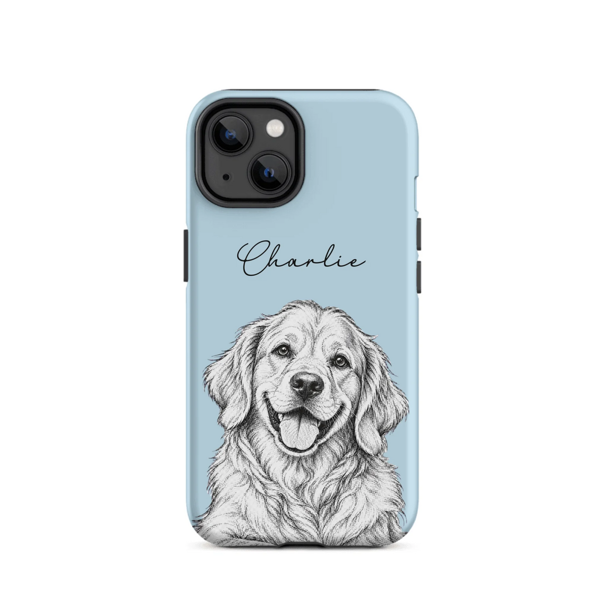 Custom Pet Portrait - Personalized  Phone Tough Case