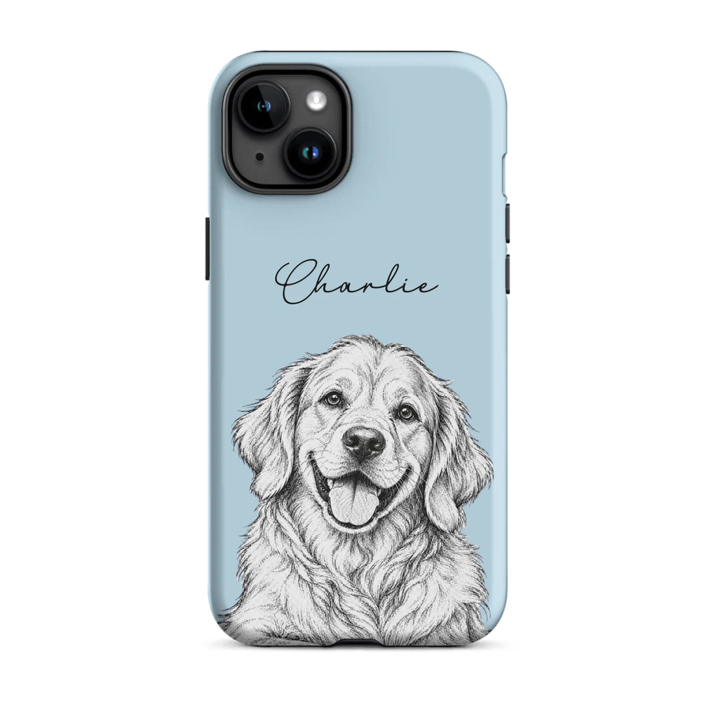 Custom Pet Portrait - Personalized  Phone Tough Case