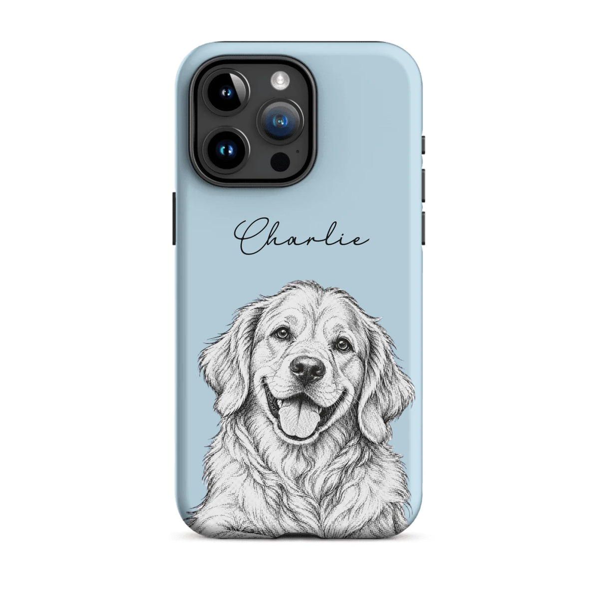 Custom Pet Portrait - Personalized  Phone Tough Case