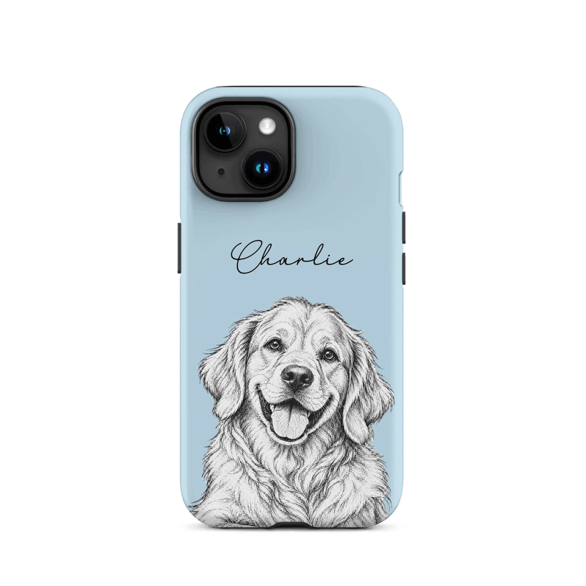 Custom Pet Portrait - Personalized  Phone Tough Case