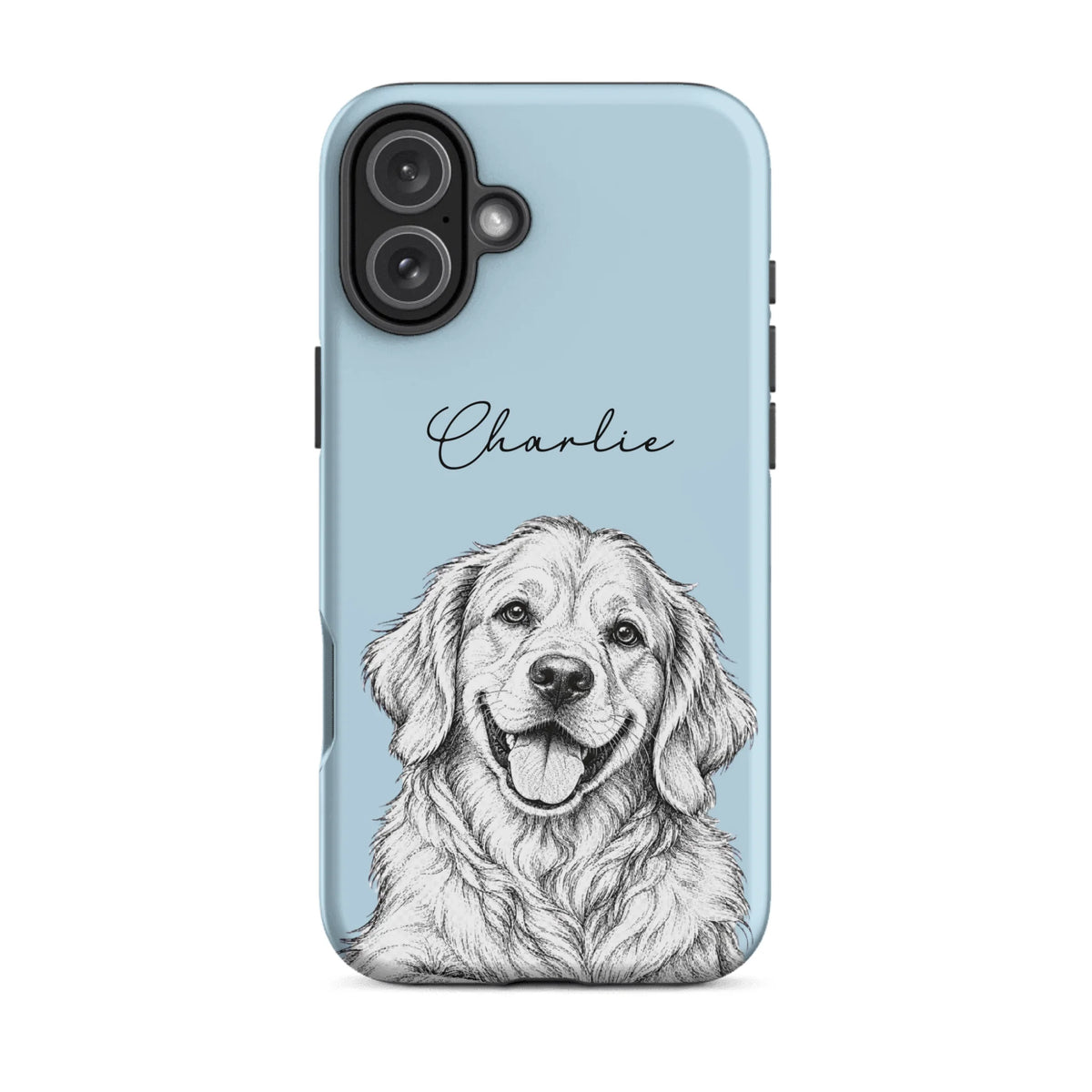 Custom Pet Portrait - Personalized  Phone Tough Case