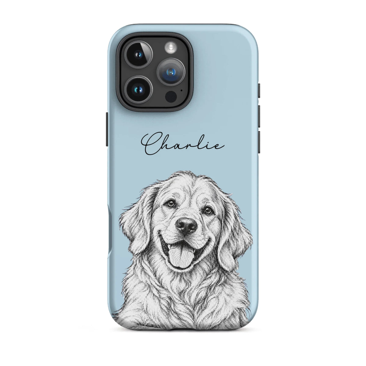 Custom Pet Portrait - Personalized  Phone Tough Case