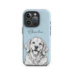 Custom Pet Portrait - Personalized  Phone Tough Case