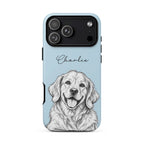 Custom Pet Portrait - Personalized  Phone Tough Case