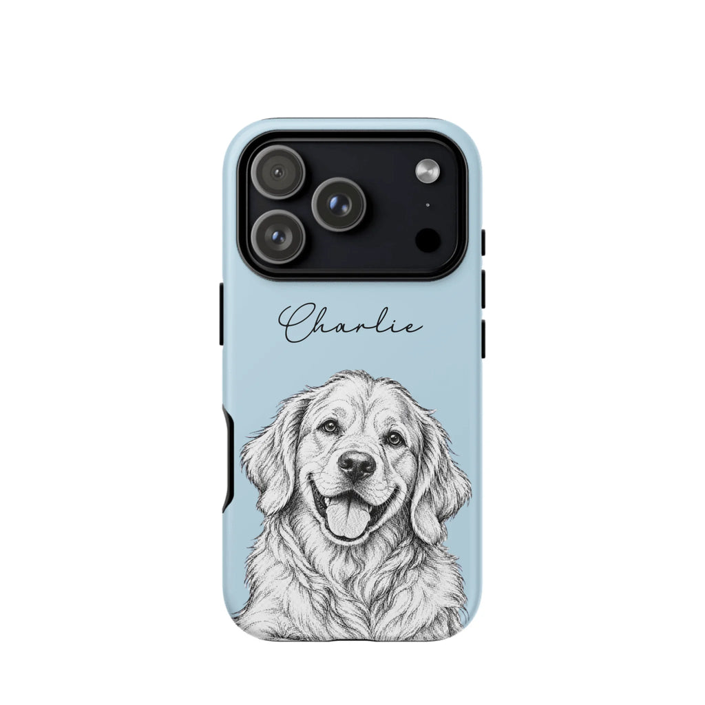 Custom Pet Portrait - Personalized  Phone Tough Case
