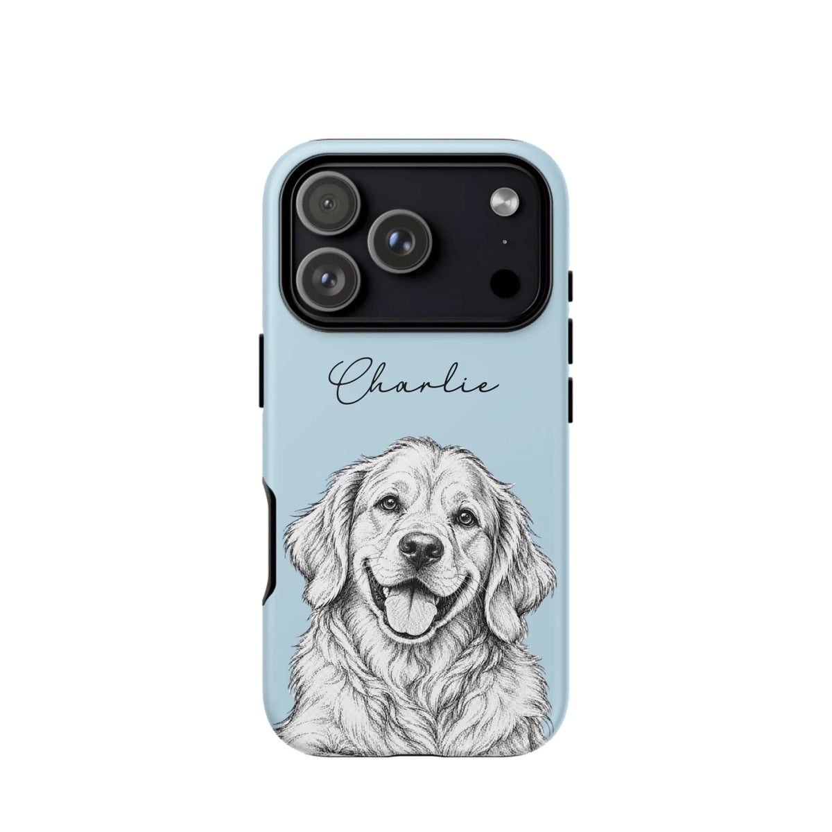 Custom Pet Portrait - Personalized  Phone Tough Case