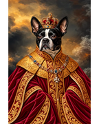 The King personalized digital portrait — file only