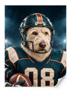 The Football Player — Paper Print