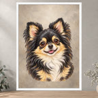 Watercolor Pet Family — White — all sizes