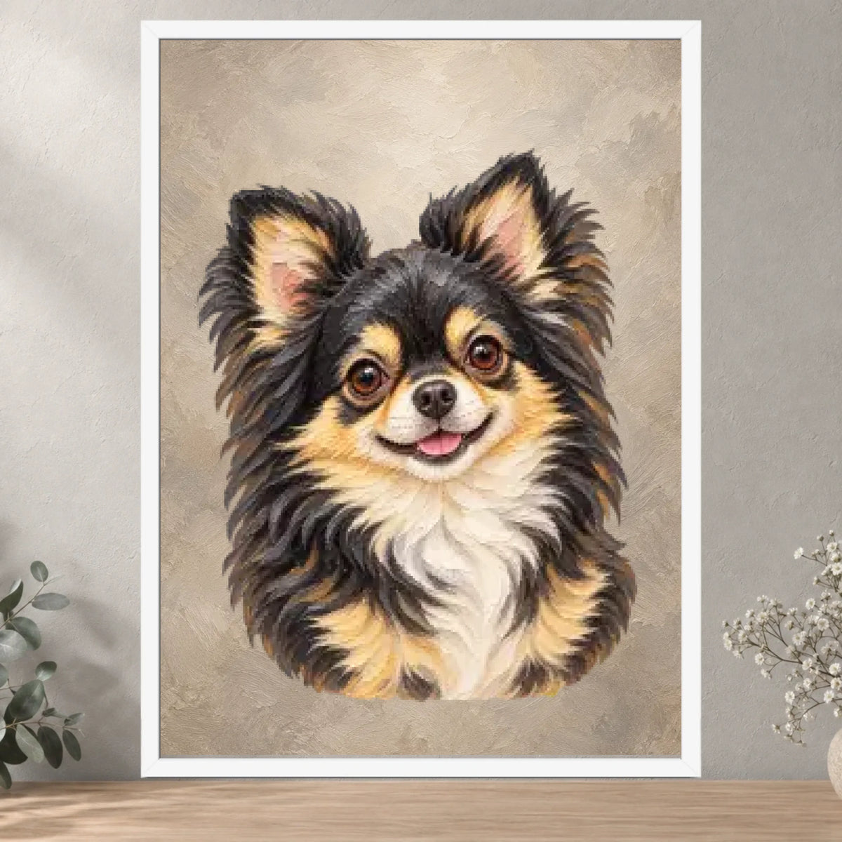 Watercolor Pet Family — White — all sizes