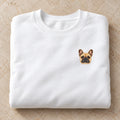 Folded sweatshirt — garment color follows selection