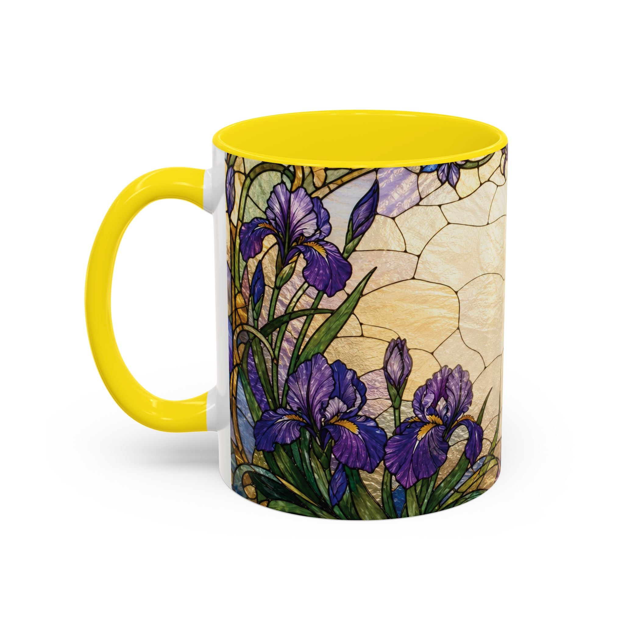 Custom Pet  Stained-Glass Accent Coffee Mug  - 11/15oz