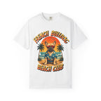 French Bulldog Beach Club T-Shirt — Retro Tropical Dog Tee