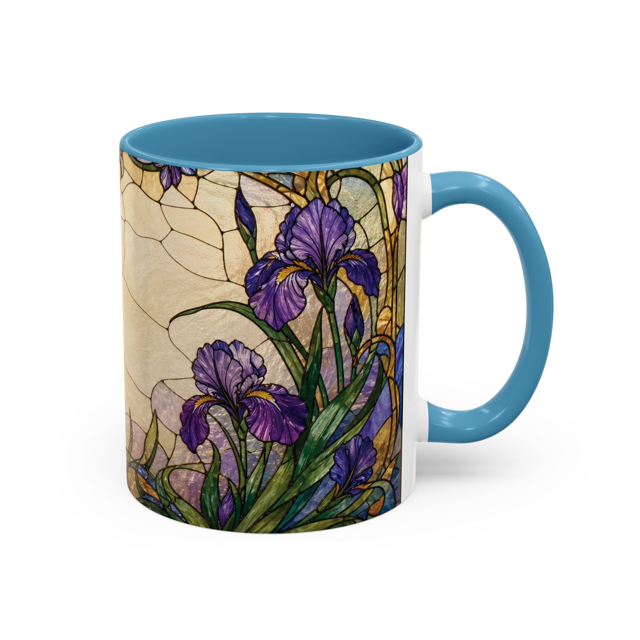 Custom Pet  Stained-Glass Accent Coffee Mug  - 11/15oz