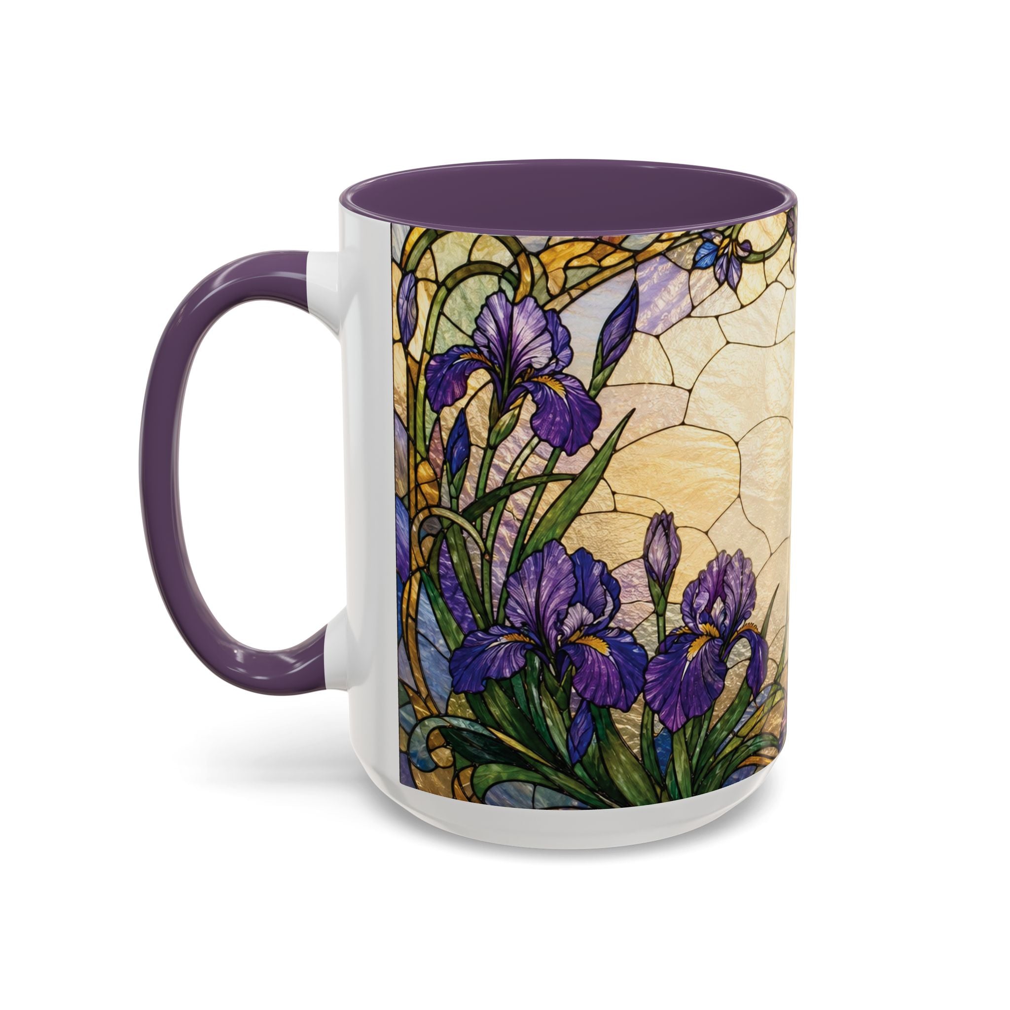 Custom Pet  Stained-Glass Accent Coffee Mug  - 11/15oz