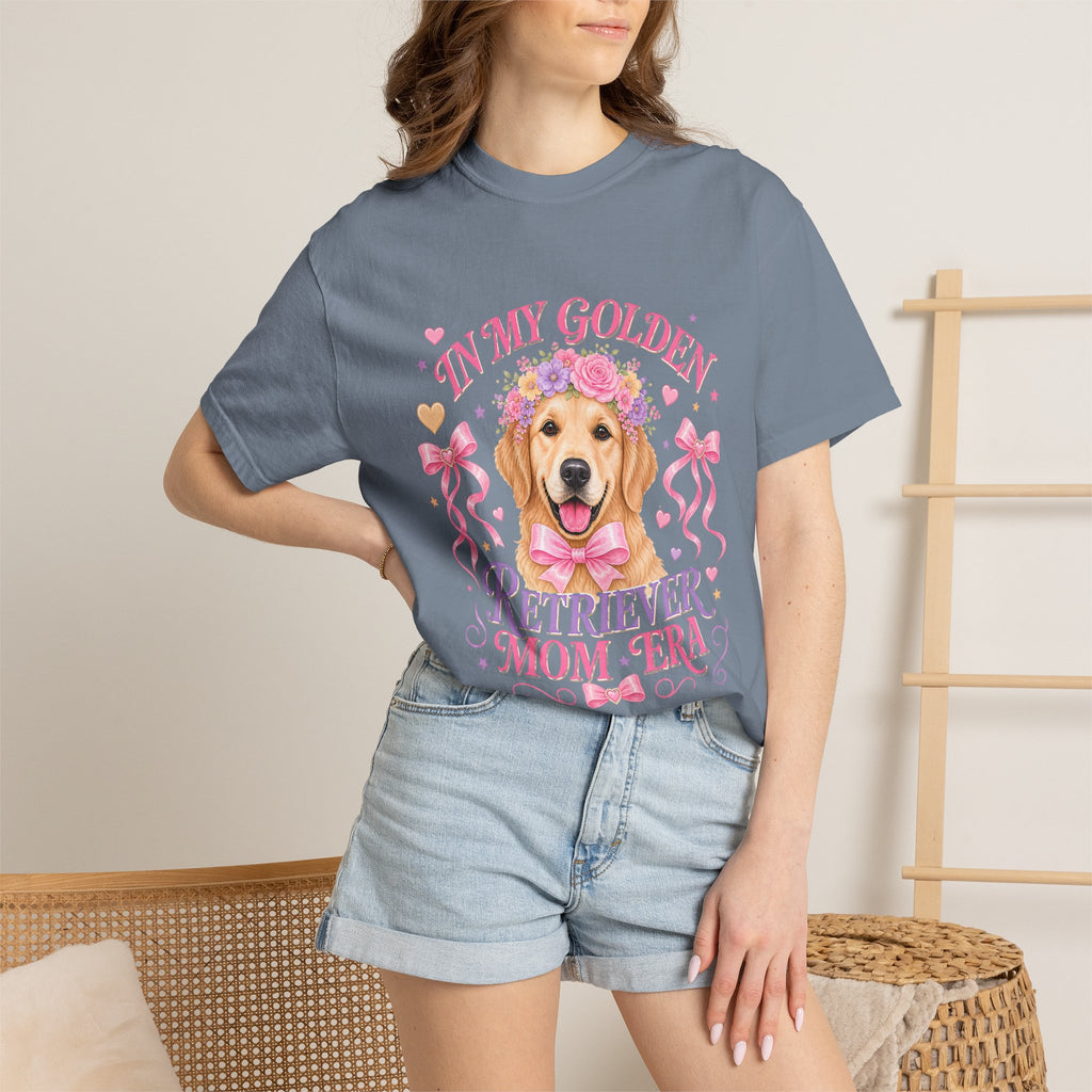 Golden Retriever Mom Era T-Shirt — 'In My Golden Retriever Mom Era' Pet Lover Tee