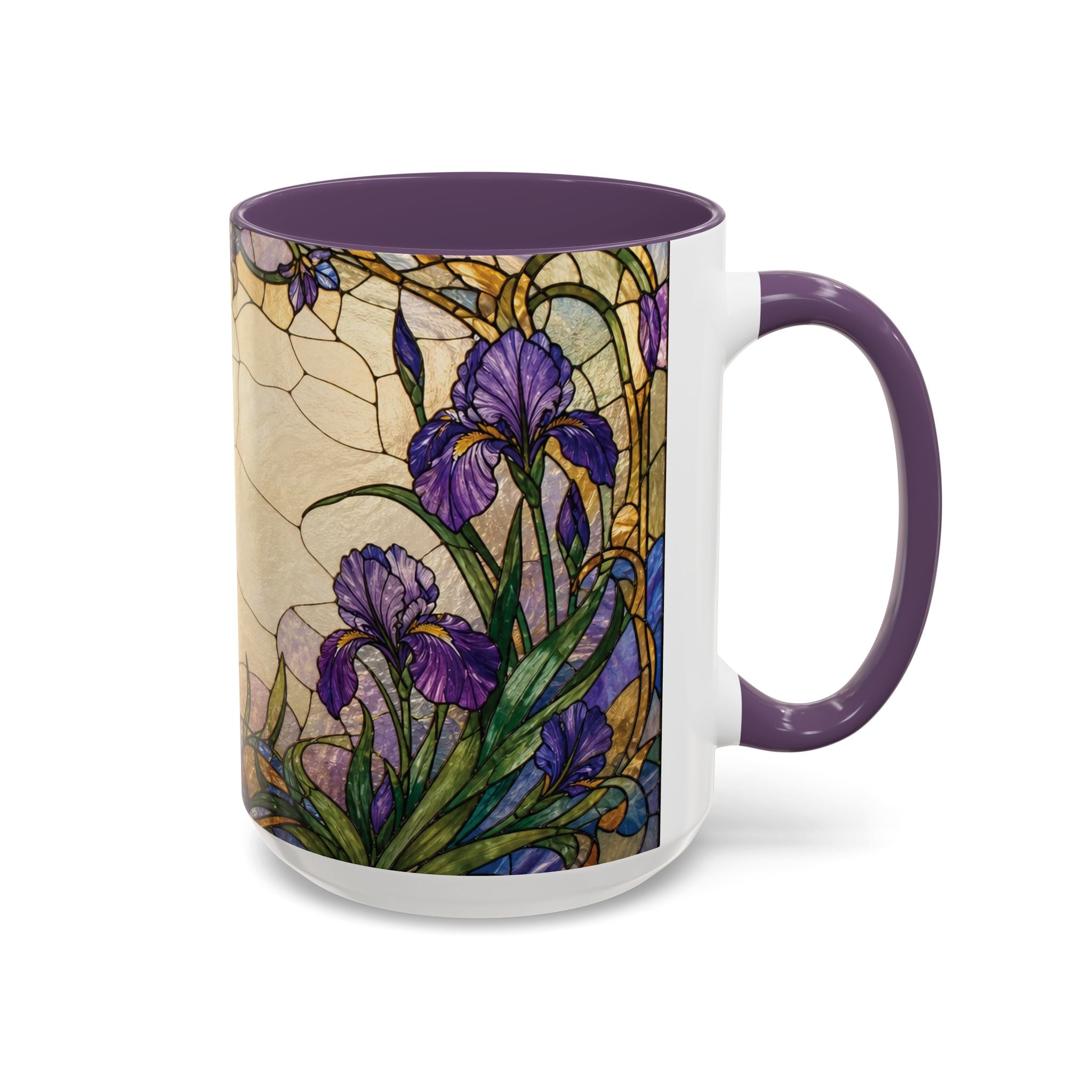 Custom Pet  Stained-Glass Accent Coffee Mug  - 11/15oz