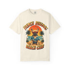 French Bulldog Beach Club T-Shirt — Retro Tropical Dog Tee