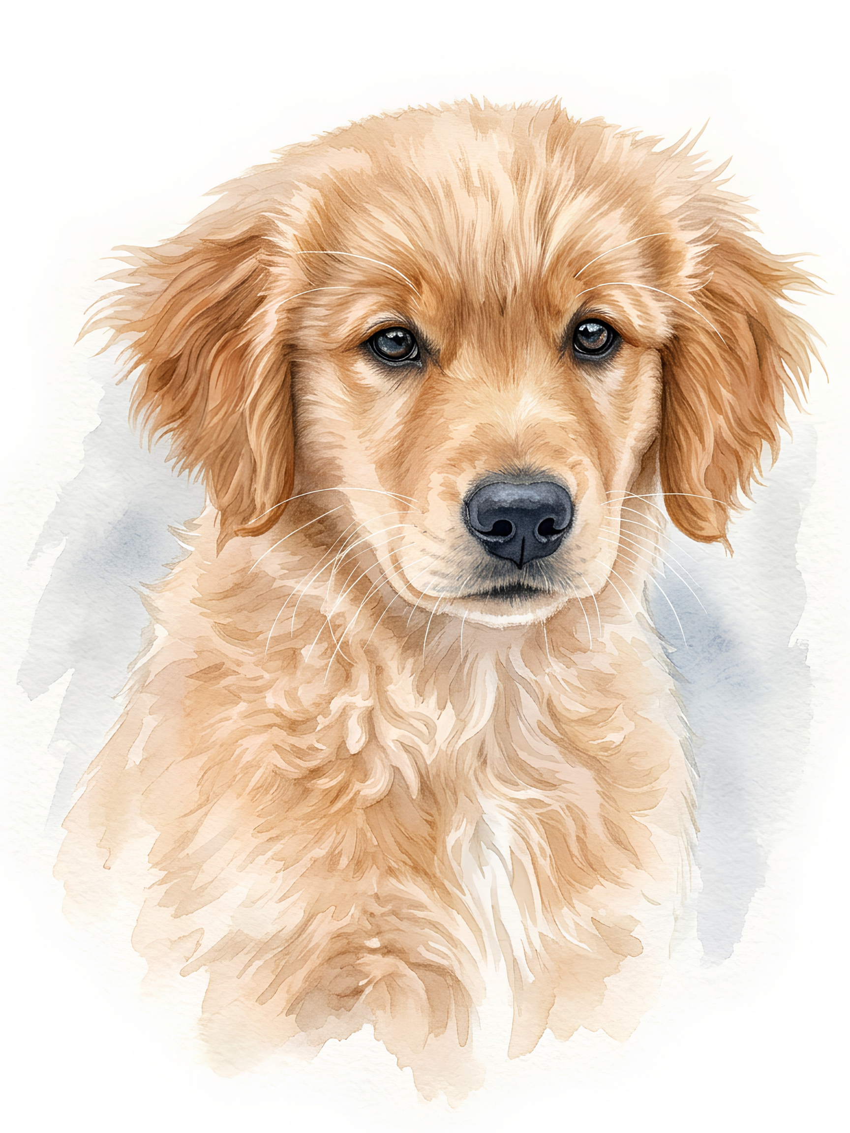 Custom Watercolor Pet Portrait | Framed Poster Gift