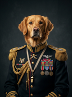 Custom Labrador Retriever portrait canvas print hanging on a living room wall — PetArtHaus