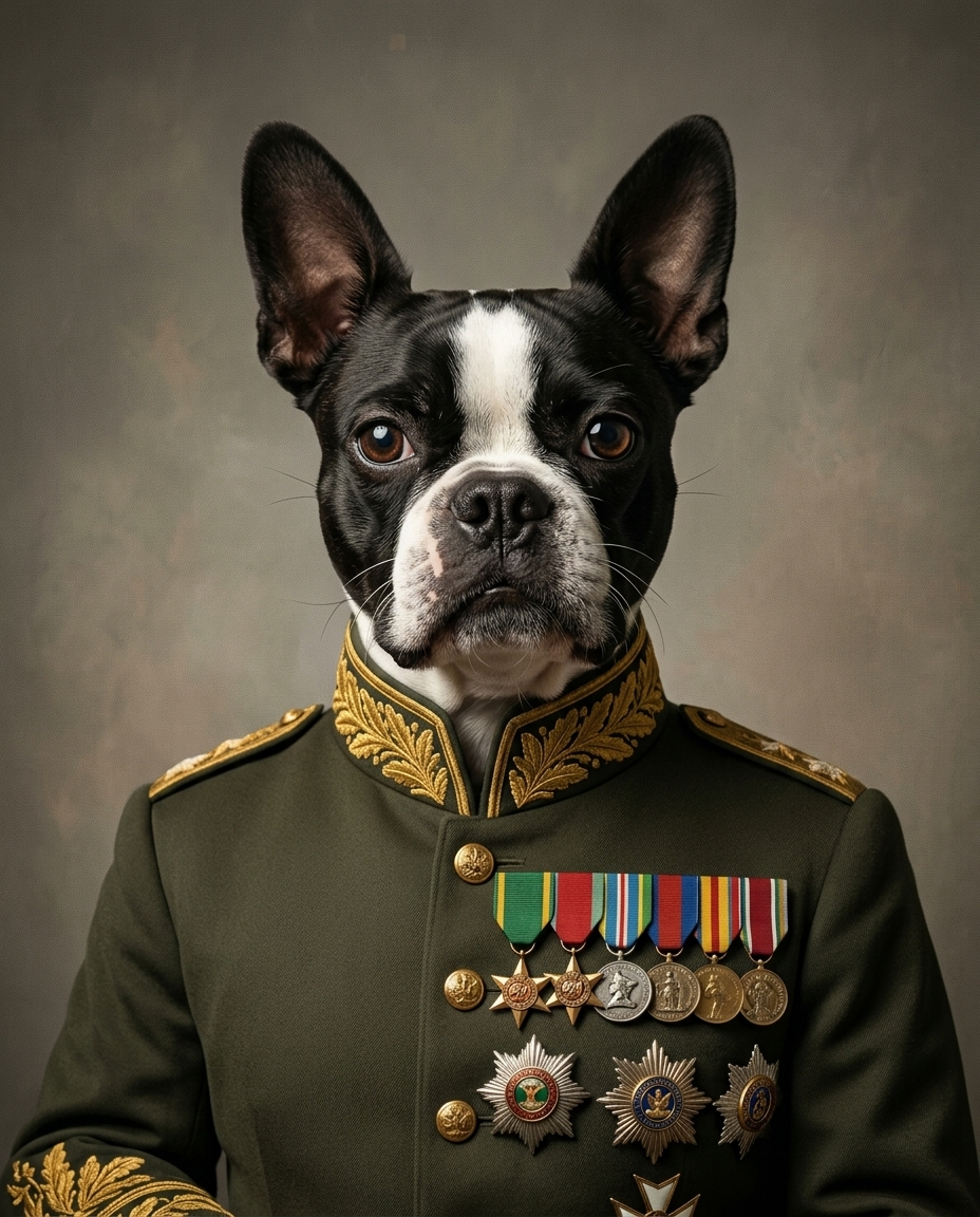 The Marshal - Custom pet canvas