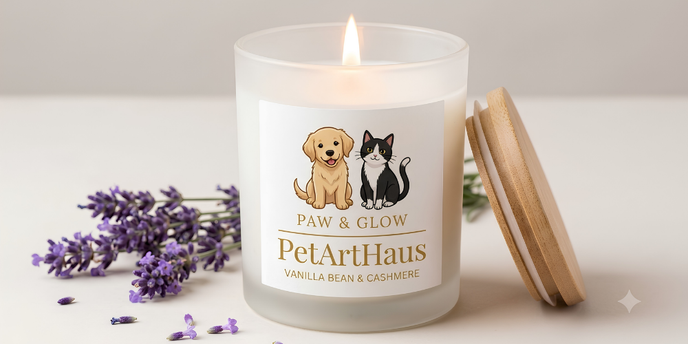 Custom Engagement Pet Candle