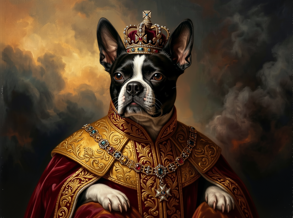  personalized dog portrait from photo by PetArtHaus