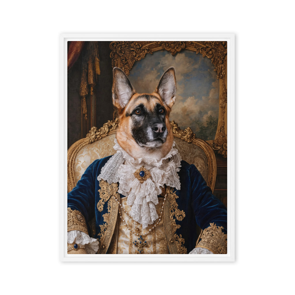 Personalized dog portrait gift box – unique custom pet art for dog lovers 18x24